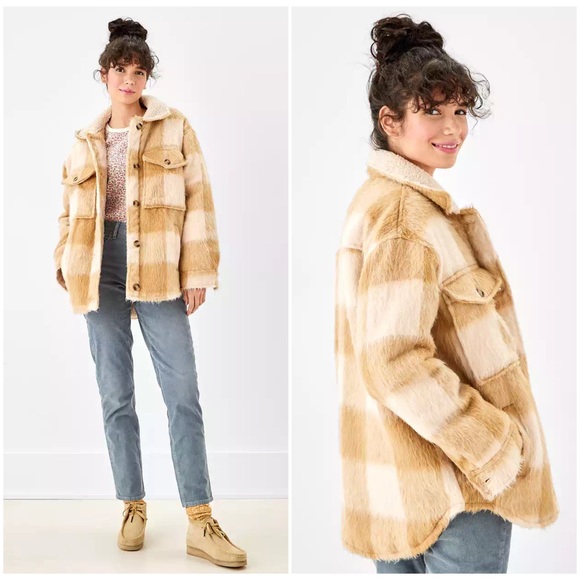 AE Terry Lined Tartan Coat - Picture 1 of 14
